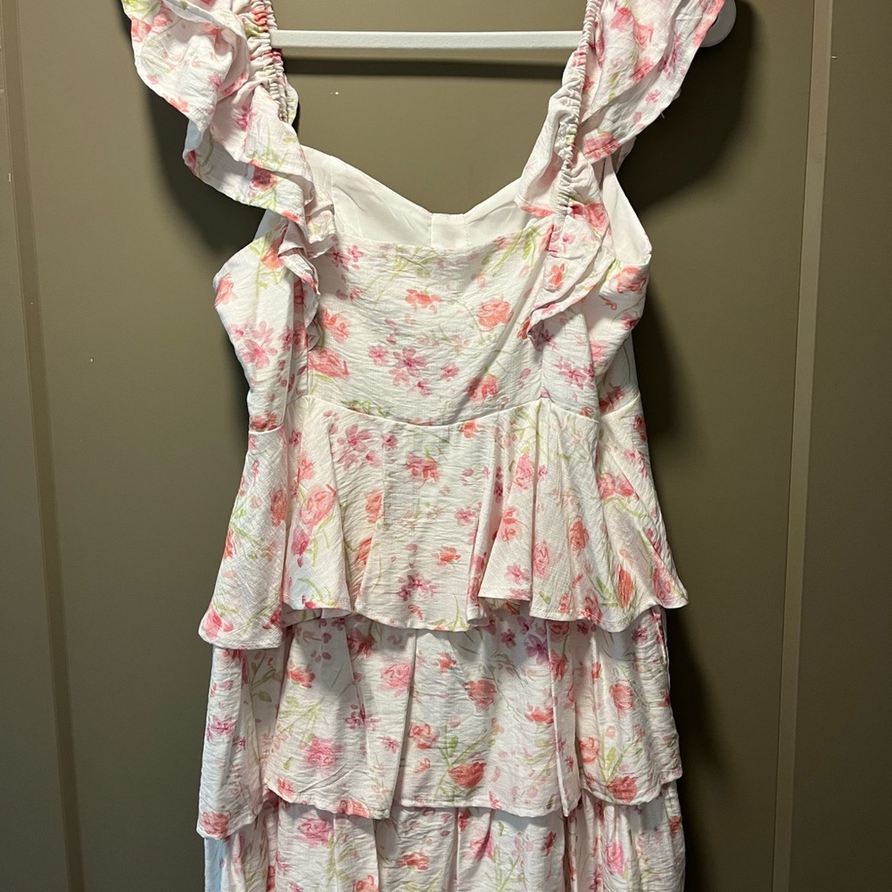 Floral Ruffle Dress - Picture 2 of 2